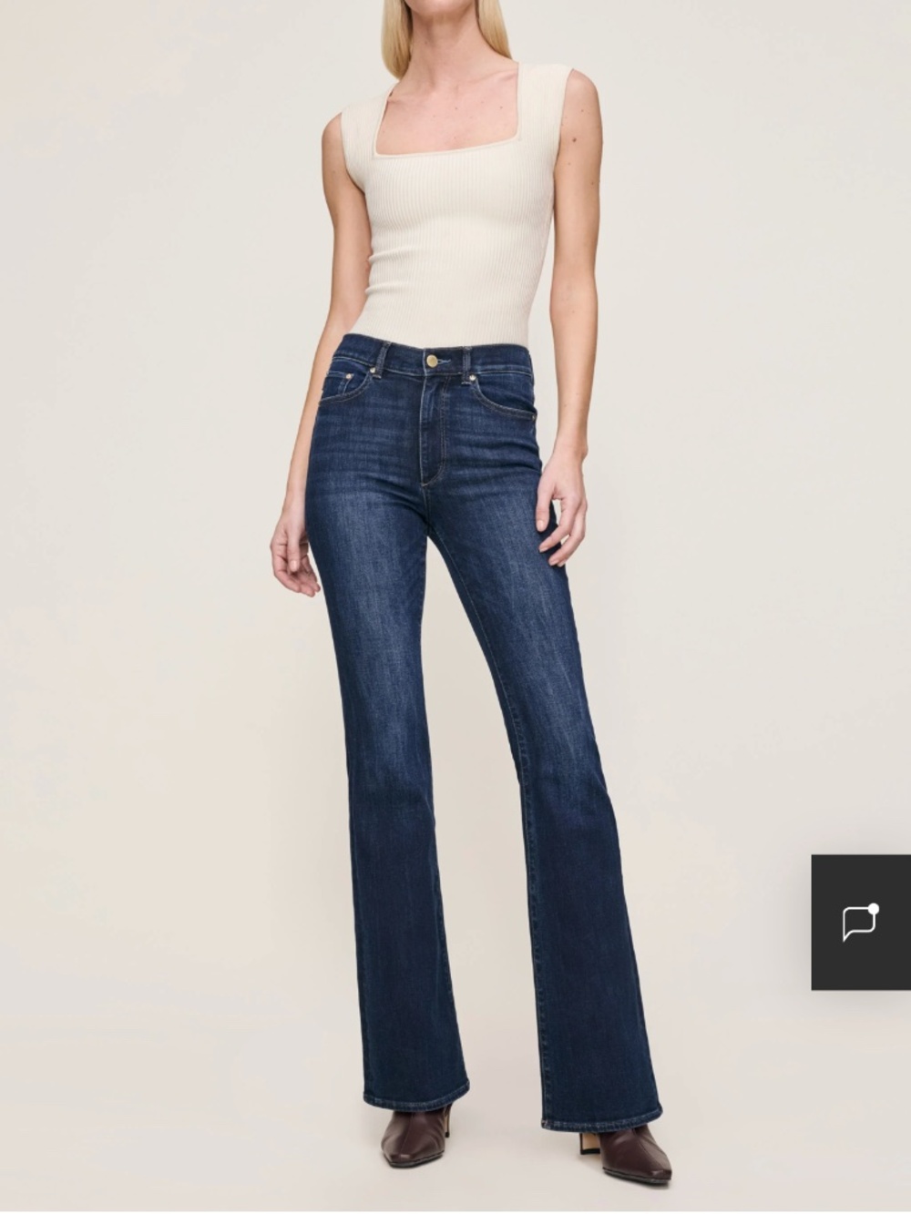 DL1961 Bridget High Rise Bootcut Instasculpt Jeans in Blue